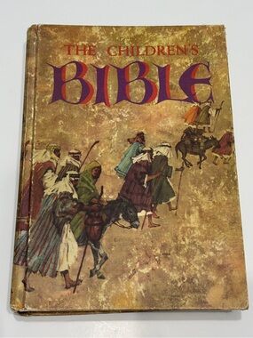 Vintage The Children's Bible Golden Press 1965 Hardcover Illustrated